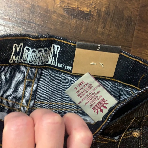 New BOY’S M. Gordon Black DENIM JEANS STRAIGHT LEG - Picture 4 of 14